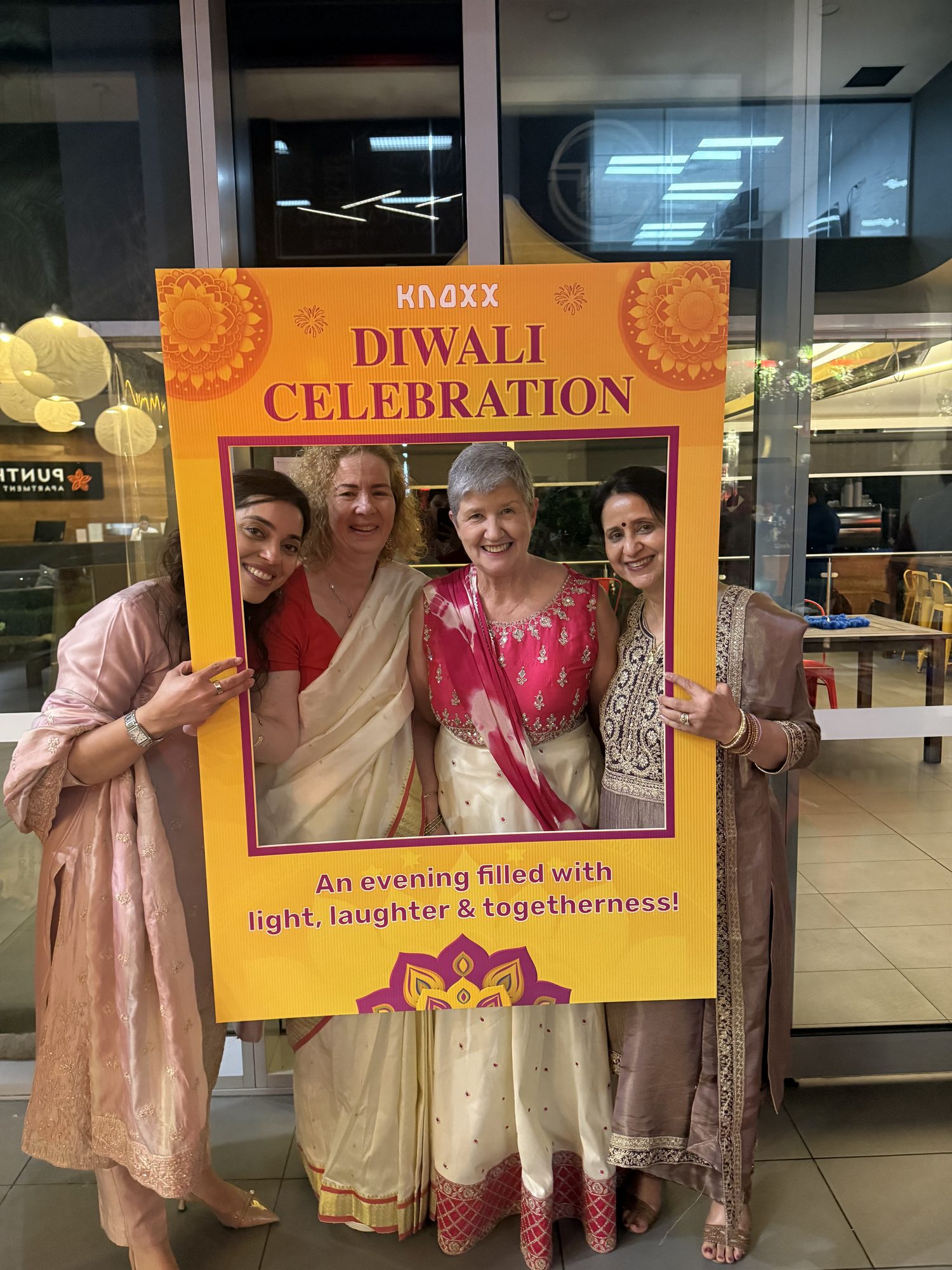 Together in colour at Knoxx Diwali 2025