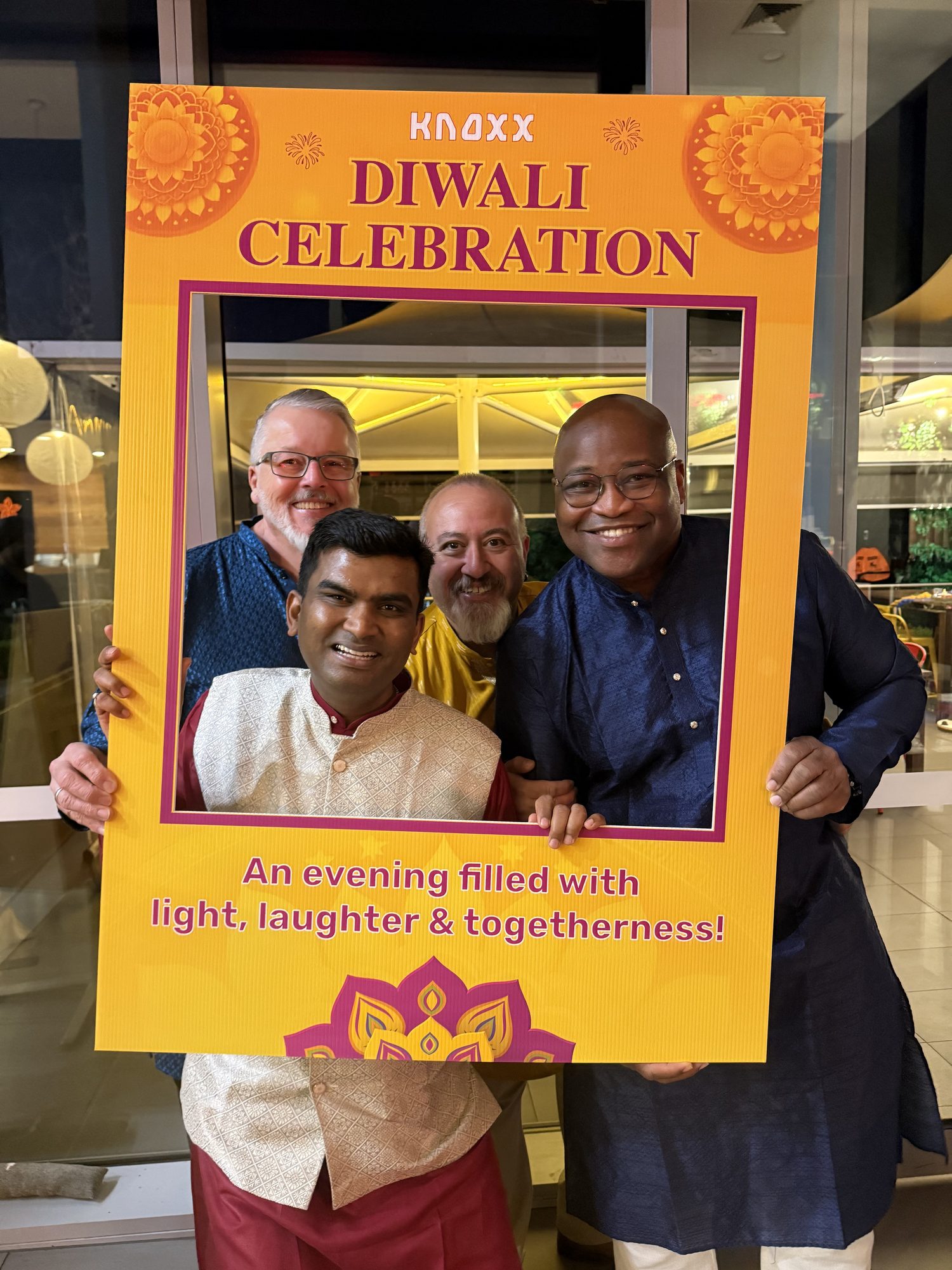 Friends & laughter at Knoxx Diwali 2025